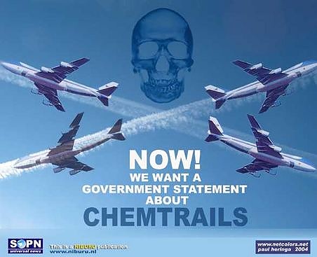 CHEMTRAILS, пръскане на токсични вещества от самолети