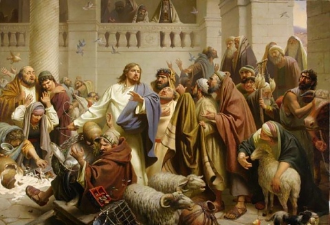 Велики понеделник е: Исус гони търговците от храма, лекува болни