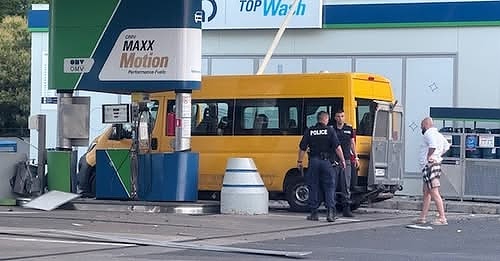 Взрив на бензиностанция в Бургас