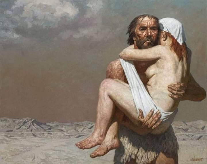 Истинските Адам и Ева в картината на Г. Коржев