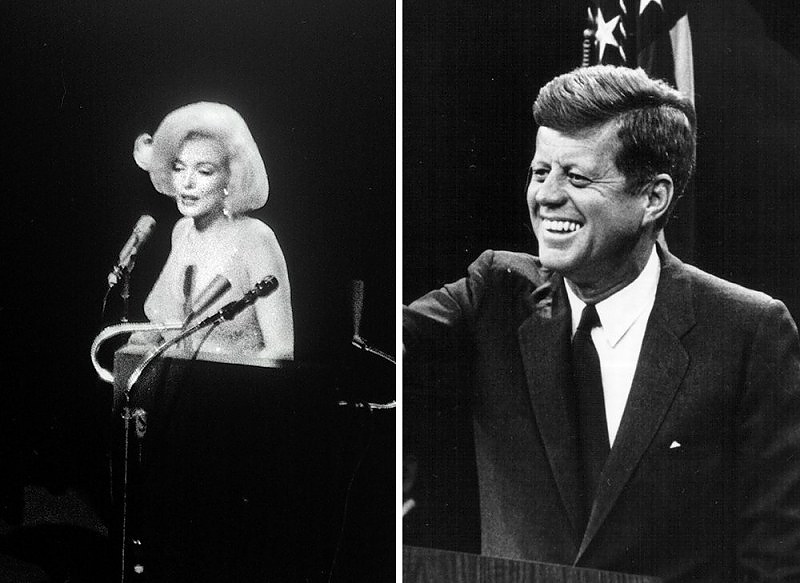 Мерилин Монро пее като поздрав за рождения ден на президента Кенеди