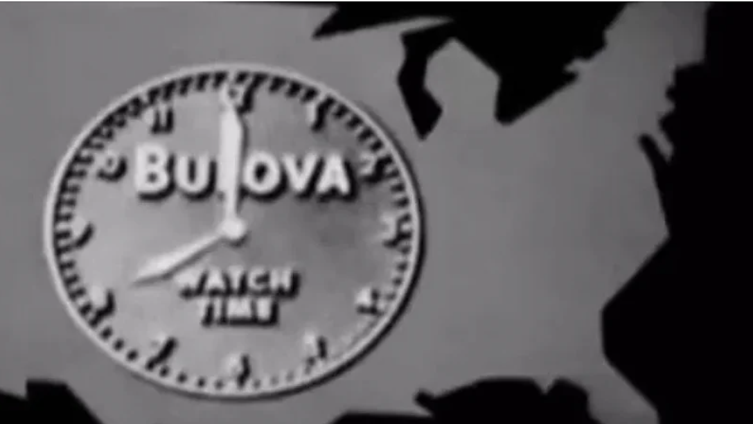 В първия платен телевизионен клип, излъчен в САЩ на 1 юли 1941 г., се предлага часовник.