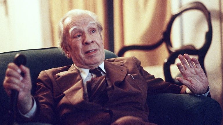 Хорхе Луис Борхес, един от класиците на южноамериканската литература, пише реклама за кисело мляко.