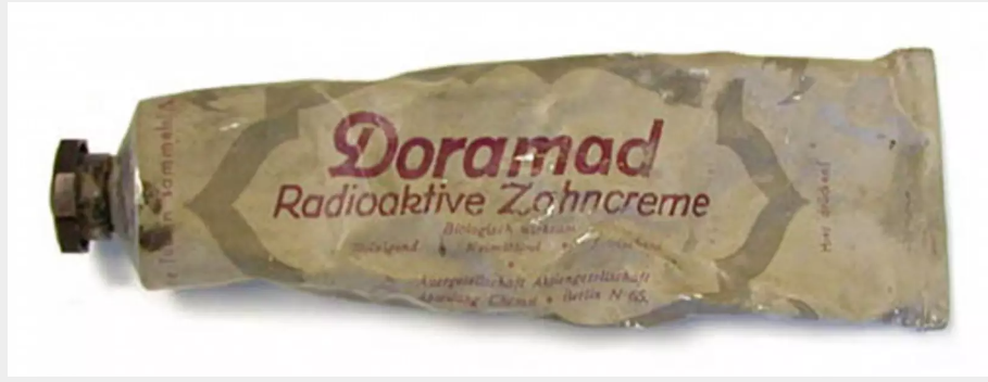 радиоактивна паста за зъби Doramad